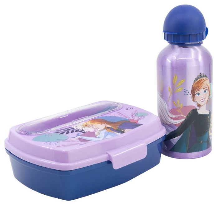 Lunch box + Couverts + Gourde en inox Frozen Repas - Maroc