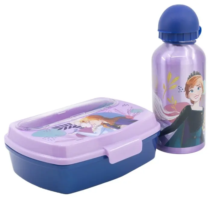 Lunch box + Couverts + Gourde en inox Frozen Repas - Maroc