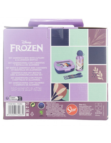 Lunch box + Couverts + Gourde en inox Frozen Repas - Maroc