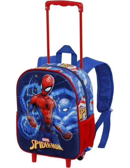 Trolley Sac à dos pour enfants avec roulettes Spider-man Powerful