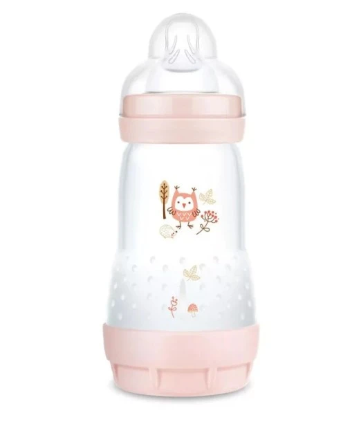 MAM anti-colic baby bottle 260 ml Pink