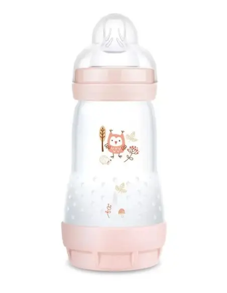 Mam Biberon Anti-coliques 260ml Rose Biberon & Accessoires -
