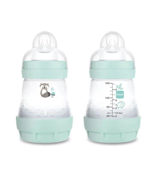 MAM anti-colic baby bottle 160 ml Blue 2