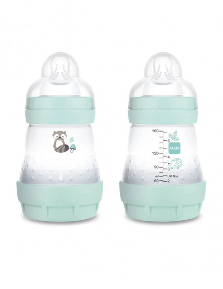 Mam Biberon Anti-coliques 160ml Bleu dans Biberon & Accessoires chez Baby And Mom Maroc
