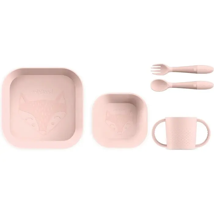 Miniland set de repas carré candy 0 mois + Vaisselle bébé -