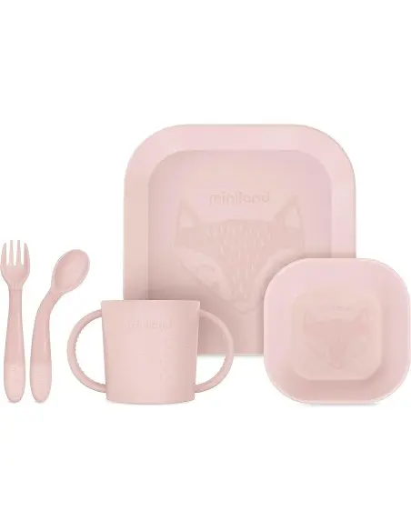 Miniland set de repas carré candy 0 mois + Vaisselle bébé -