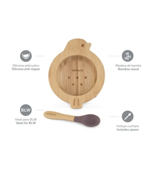 Miniland wooden bowl Chick from 0 months 2