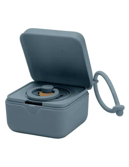 Boite à Sucettes Bibs - Bleu pétrole Sucettes - BIBS Maroc