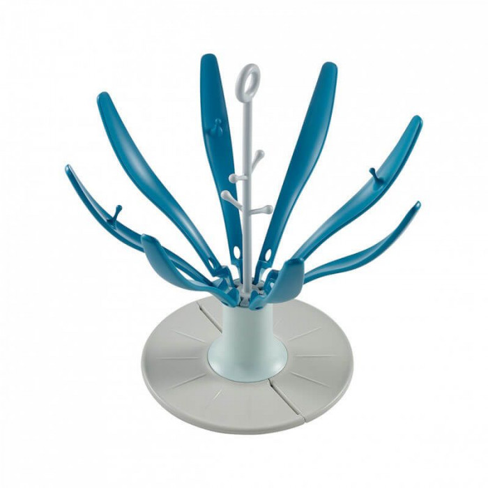 Egoutte Biberon pliable Flower Bleu Béaba Egoutte Biberon pliable Flower Bleu Béaba