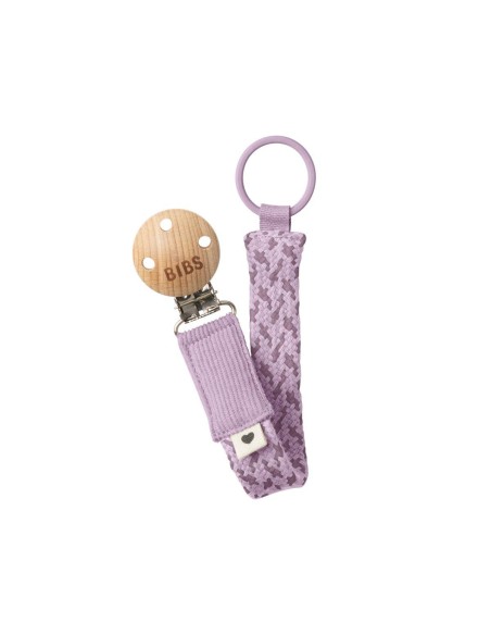 Attache-Sucette Tressée BIBS Violet Sky/Mauve Sucettes - BIBS
