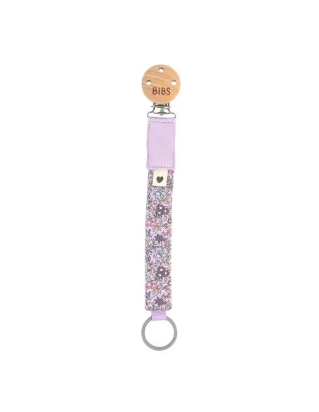 BIBS braided pacifier clip Violet Sky/Mauve — photo 2