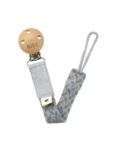 Attache-Sucette Tressée BIBS Baby Cloud / Iron Sucettes - BIBS