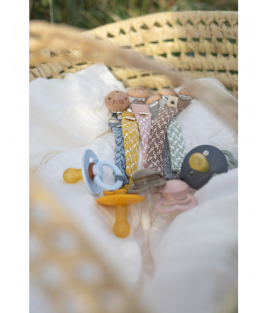 Attache-Sucette Tressée BIBS Baby Ivory / Vanilla Sucettes - 2