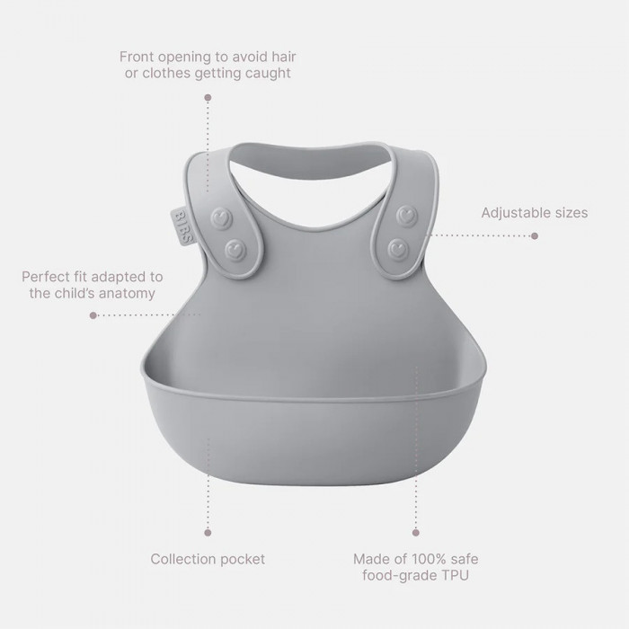 BIBS Bavoirs flexibles Sage Bavoir - BIBS Maroc