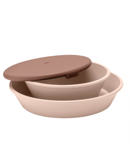 BIBS Jeu d’assiettes Blush Vaisselle bébé - BIBS Maroc