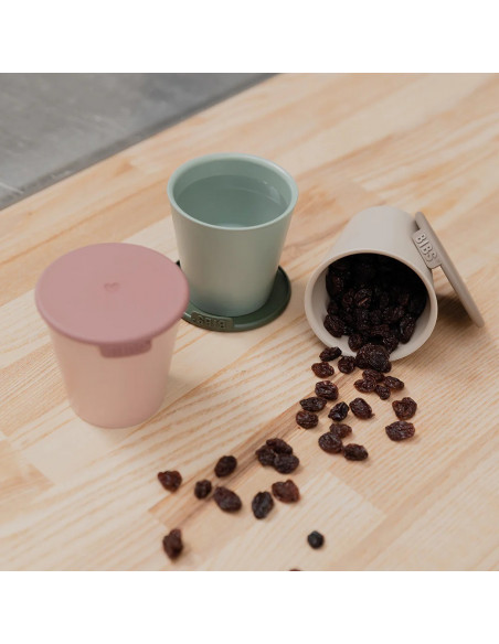 BIBS Jeu de tasses Vanille Vaisselle bébé - BIBS Maroc