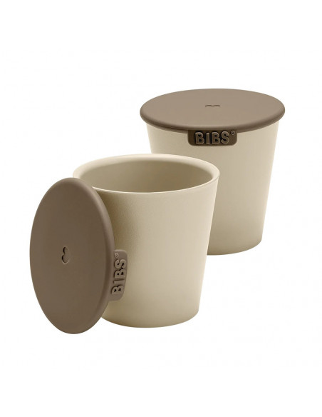 BIBS Jeu de tasses Vanille Vaisselle bébé - BIBS Maroc