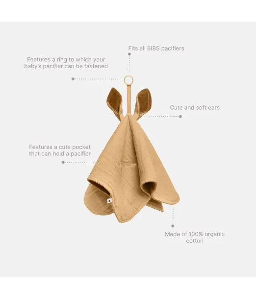 BIBS Doudou Kangaroo Ivoire Sommeil - BIBS Maroc 2