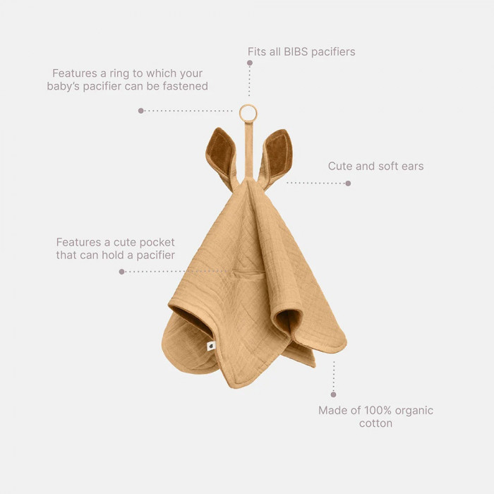 BIBS Doudou Kangaroo Ivoire Sommeil - BIBS Maroc