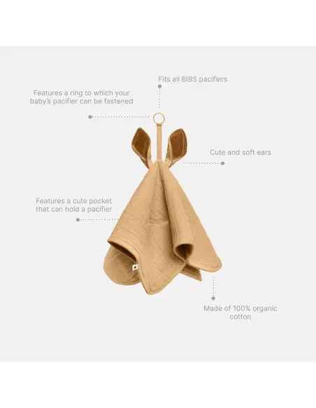 BIBS Doudou Kangaroo Sage Sommeil - BIBS Maroc
