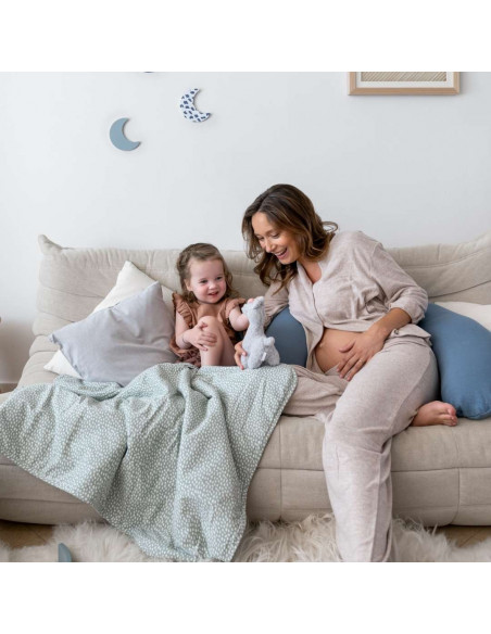 Couverture Doomoo Dream 75x100cm Cloudy Kaki Couverture -