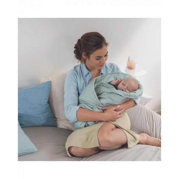 Couverture Doomoo Dream 75x100cm Cloudy Kaki Couverture -