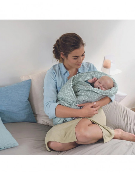 Couverture Doomoo Dream 75x100cm Cloudy Kaki Couverture -