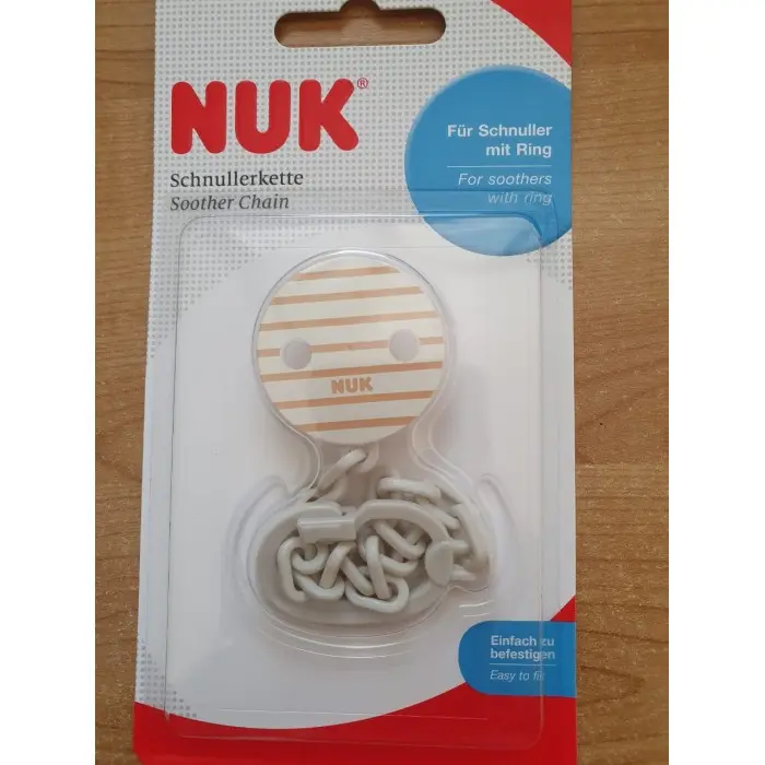 Nuk Attache Sucette Beige Sucettes - Nuk Maroc
