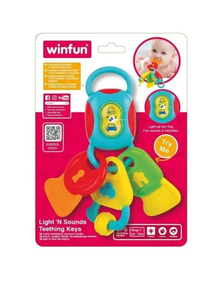 Winfun Hochet Ptites Clés 3 à 24 mois Hochet - Winfun Maroc