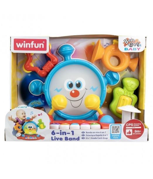 Winfun Orchestre Musical 6en1 9m+ 0 - 3 ans - Winfun Maroc