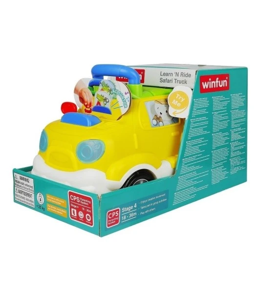 Winfun Safari educational truck (English) from 18 to 36 months