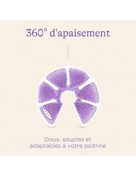 Lansinoh Compresses 3en1 Apaisantes Chaud / Froid Coussinets