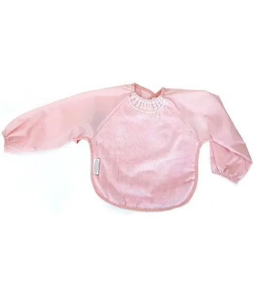 Bavoir à manches longues Rose 6m+ Bavoir - Maroc