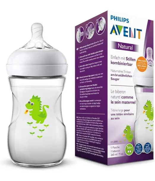 Biberon Avent Natural 260ml Dragon Biberon & Accessoires -