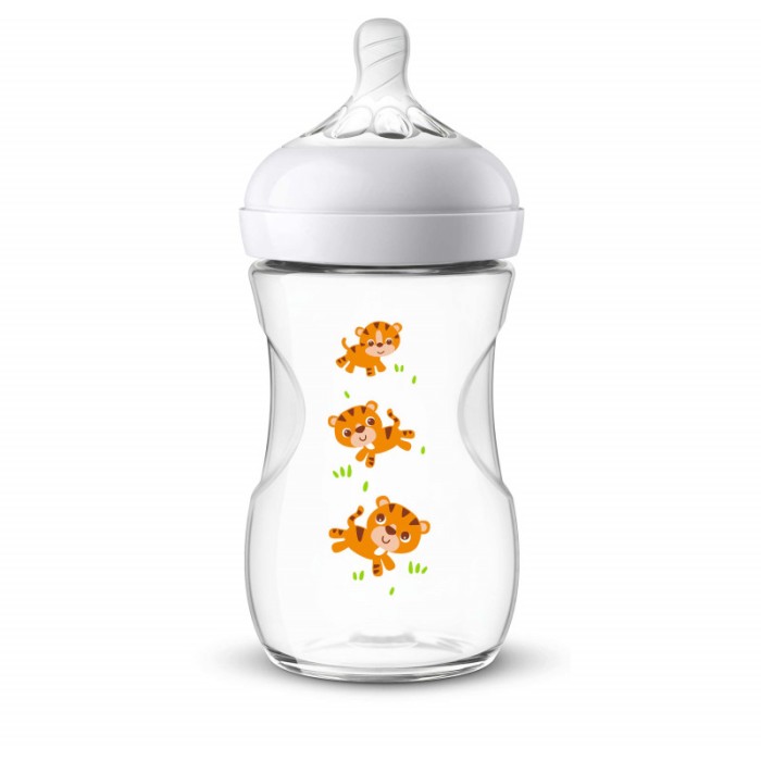 Biberon Avent Natural 260ml Tigre dans Biberon & Accessoires chez Baby And Mom Maroc