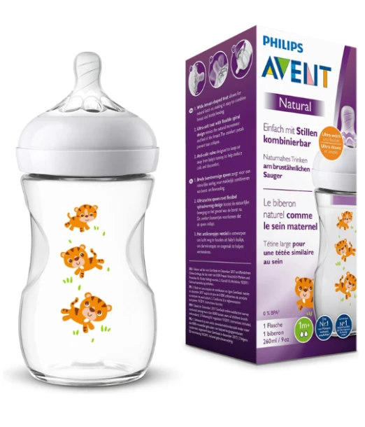 Avent Natural baby bottle 260 ml Tiger