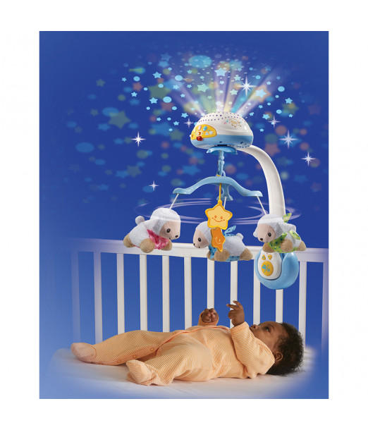 VTECH Lumi Mobile Compte-Moutons Bleu 0-3 mois Veilleuse 2