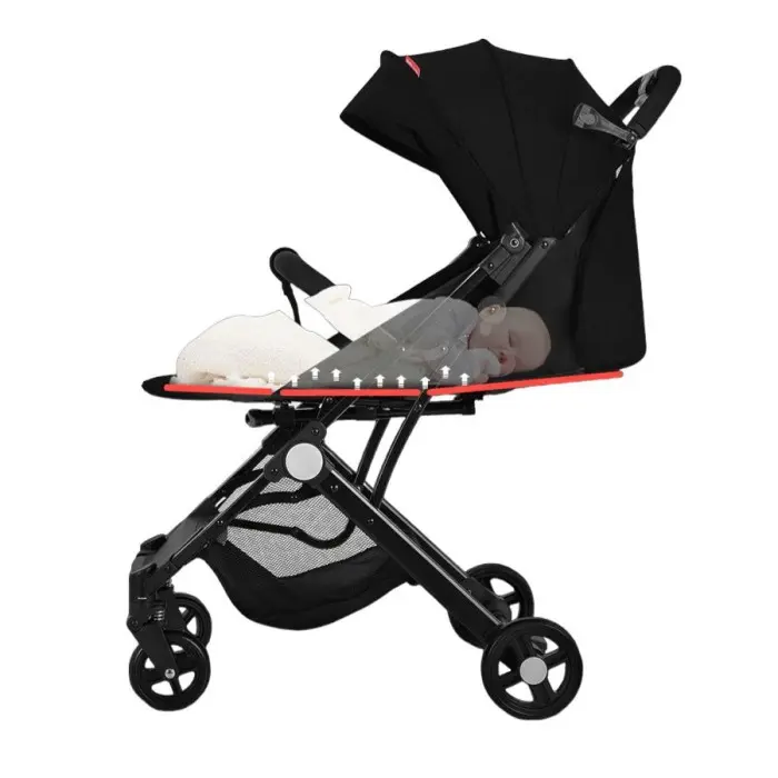 Baby Stone Poussette Valise Noir 0-3 ans Poussette - Maroc