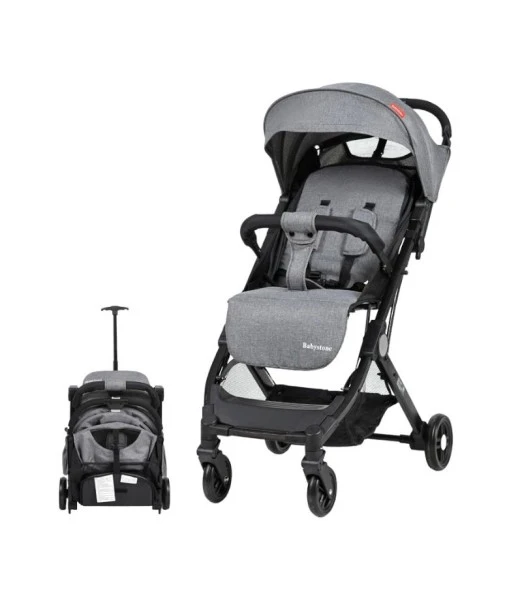 Baby Stone suitcase stroller Grey from 0 to 3 years