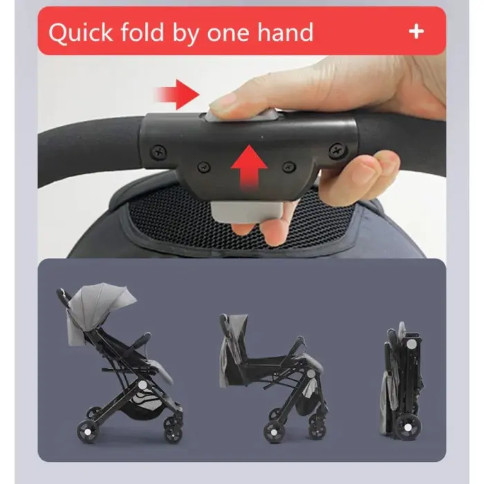 Baby Stone Poussette Valise Gris 0-3 ans Poussette - Maroc