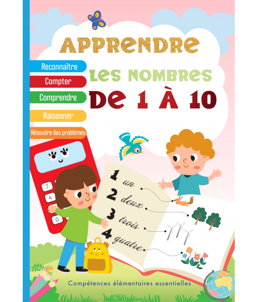 APPRENDRE LES NOMBRES DE 1 A 10 en Français Livres & Activités 