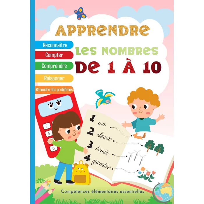APPRENDRE LES NOMBRES DE 1 A 10 en Français Livres & Activités 