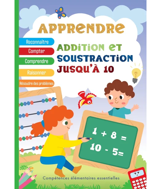 Apprendre Addition et Soustraction jusqu'à 10 Français Livres &