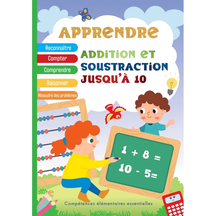 Apprendre Addition et Soustraction jusqu'à 10 Français Livres &