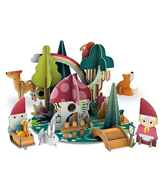 SASSI Les gnomes de la forêt 3D 3ans Livres & Activités - 2