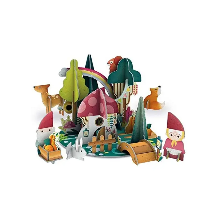 SASSI Les gnomes de la forêt 3D 3ans Livres & Activités -