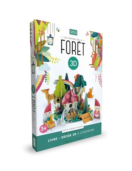 SASSI Les gnomes de la forêt 3D 3ans Livres & Activités -