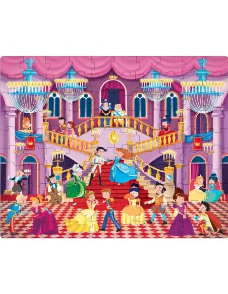 Giant puzzle The Princesses' Ball with 100 pieces and a poster from 5 years SASSI — photo 2