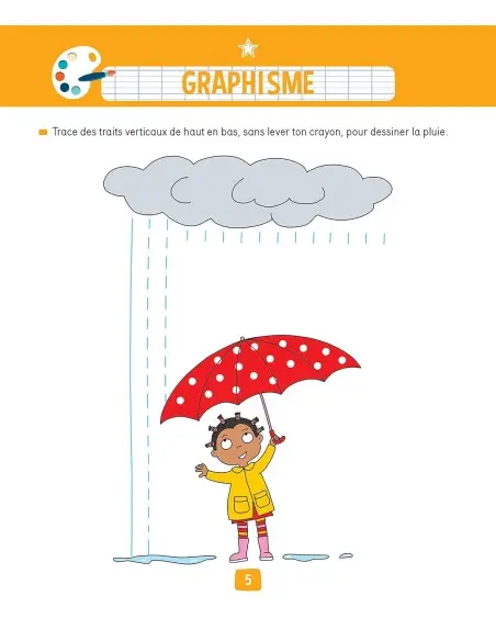 Rue des écoles Mon gros cahier de maternelle 3 à 5 ans Livres &