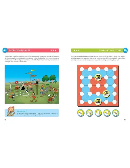 Rue des écoles Mon gros cahier de logique Livres & Activités -